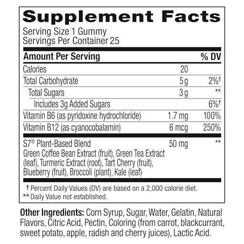 OLLY Pre-Game Energize Workout Gummy Rings, S7 Plant-Based Blend, B Vitamins, Berry OLLY Au supplements