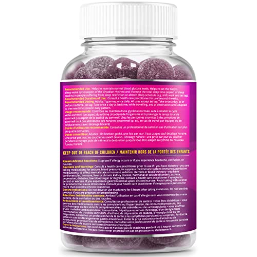 BeLive MoonBurn Nighttime Melatonin Gummies - 60 Ct | Formulated with Apple Cider BeLive Au supplements