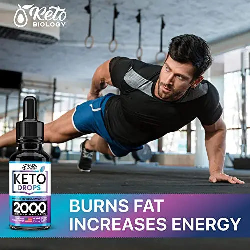 Keto Diet Drops with BHB Exogenous Ketones - Made in USA - Fat Burner & Appetite Suppressant KETO BIOLOGY Au supplements