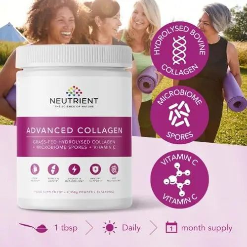 Neutrient™ Advanced Collagen Powder Supplement, Hydrolyzed Collagen Peptides Neutrient the science of nature Au supplements