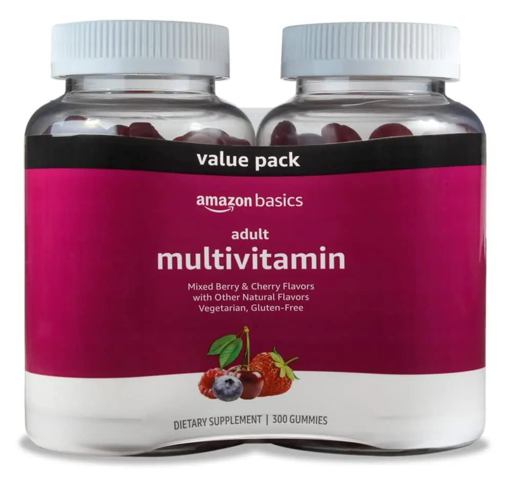 Amazon Basics Adult Multivitamin, 300 Gummies, 150-Day Supply, 150 Ct Amazon Basics Au supplements