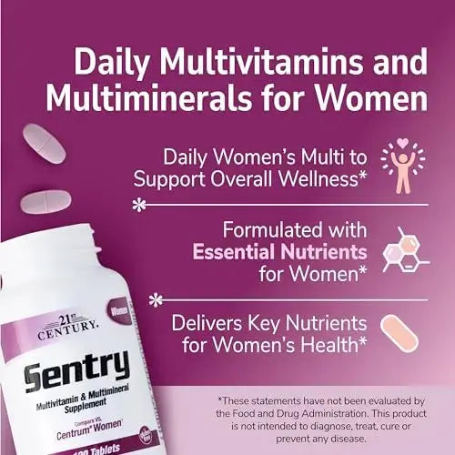 21st Century Sentry Women Multivitamin Tablets, 120 Count 21st Century Au supplements