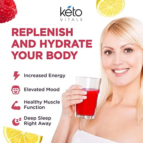 Keto Vitals Electrolytes Powder - Sugar Free Keto Electrolytes Powder with Potassium Keto Vitals Au supplements
