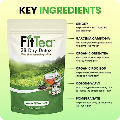 The ORIGINAL FitTea 14 Day Detox Tea for Weight Loss and Belly Fat - Detox Cleanse FitTea Au supplements