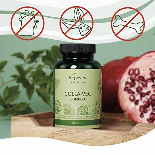 Vegavero Vegan Collagen Supplement | 2000mg | Complex with L-Lysine, L-Proline, Vitamin C (Acerola) & Superfoods Extracts | NO Additives, Lab-Tested | 120 Capsules Vegavero Au supplements