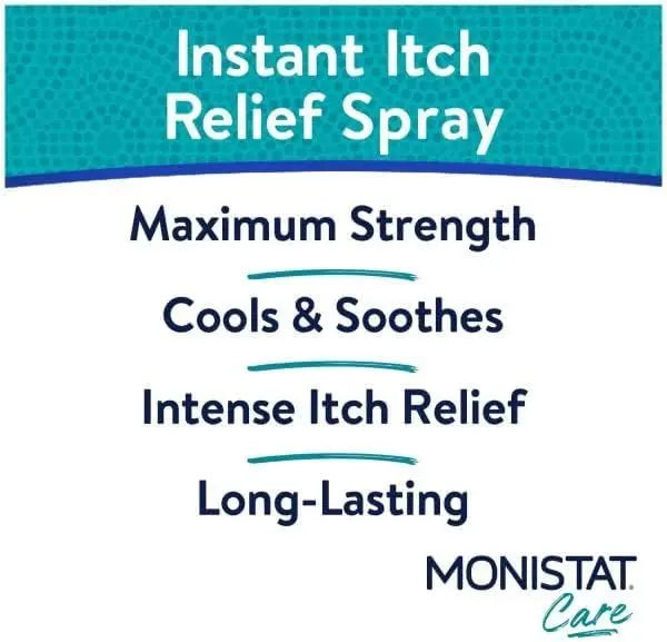 Monistat Instant Itch Relief Spray for Women, Maximum Strength Feminine Itch Care, 2 oz (Pack of 2) Monistat Au supplements