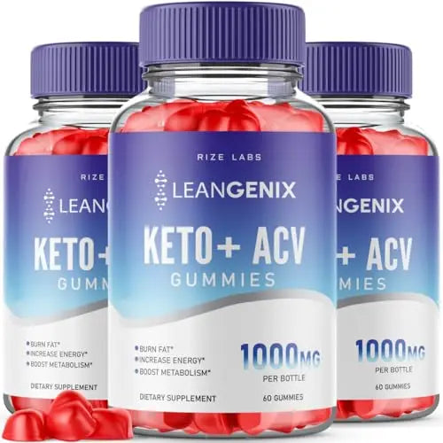 (3 Pack) Leangenix Keto ACV Gummies, Leangenix Keto + ACV for Advanced Weight Loss rize labs Au supplements