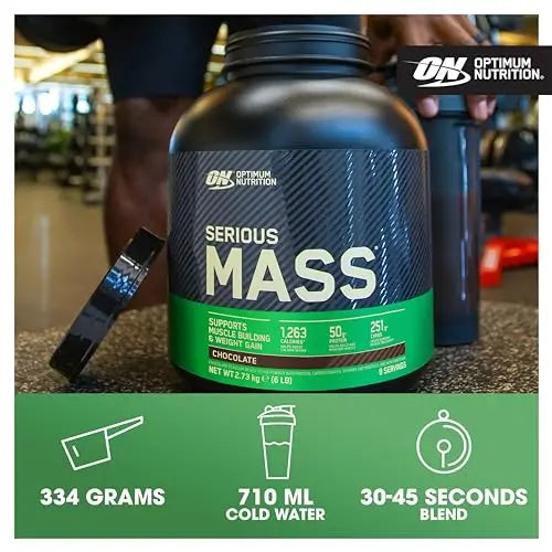 Optimum Nutrition Serious Mass Protein Powder High Calorie Mass Gainer with Vitamins Optimum Nutrition Au supplements