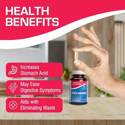 Anabolic Laboratories Multi Enzyme Nutritional Supplements - 100 Capsules of Digestive Anabolic Laboratories Au supplements