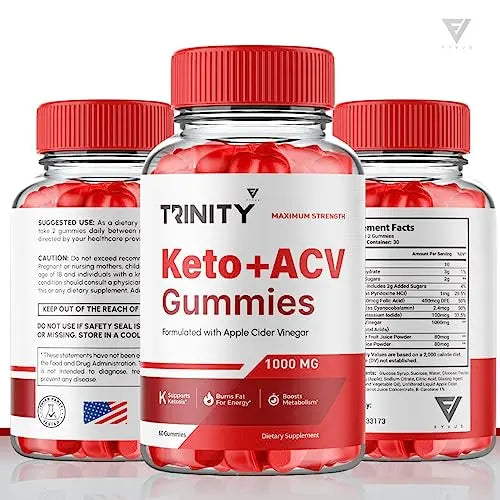 (3 Pack) Trinity Keto, Trinity Keto ACV Gummies - Trinity Keto ACV Gummies Advanced Apple Fyvus Au supplements