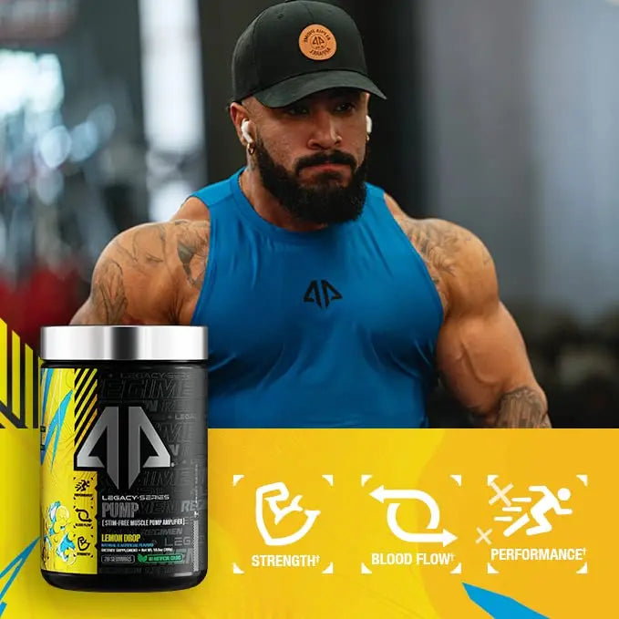 Legacy Series Pump Stim Free Muscle Pump Amplifier Pre-Workout Powder by AP Sports AP Regimen Au supplements