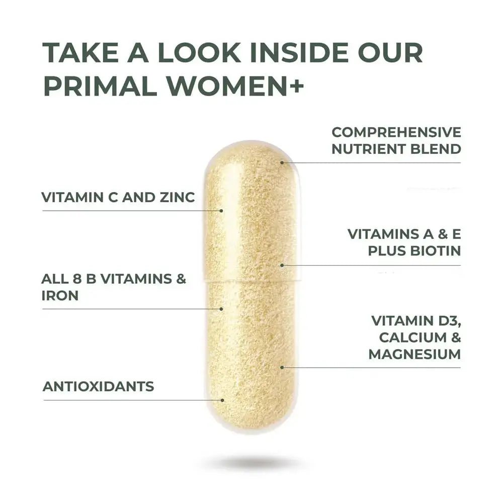 Primal Harvest Multivitamin for Women Vitamin A, Vitamin C, Vitamin D and E, Vitamin B12, B6, Biotin, Zinc Supplements Primal Harvest Au supplements