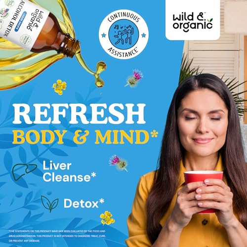 Wild & Organic Alcohol Detox Supplement - Liver Cleance & Repair Formula - Anti Alcohol Wild & OrganicBuy Supplements Australia