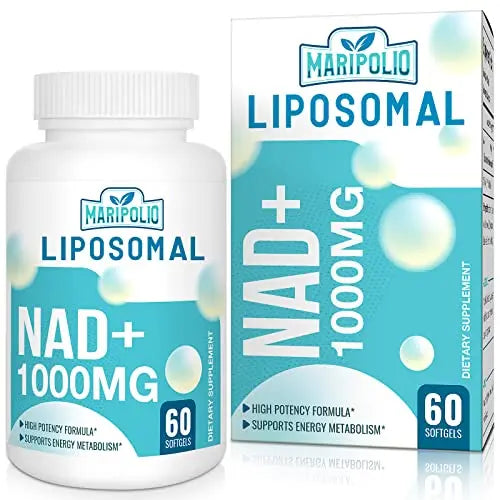 Liposomal NAD+ Supplement 1000 mg | Highest NAD Pontecy | Max Absorption | Pure NAD Maripolio Au supplements