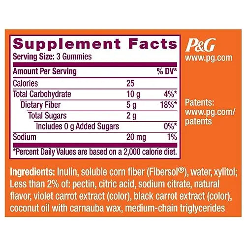 Metamucil Kids Fiber Supplement Gummies, 120ct Gummies Metamucil Au supplements
