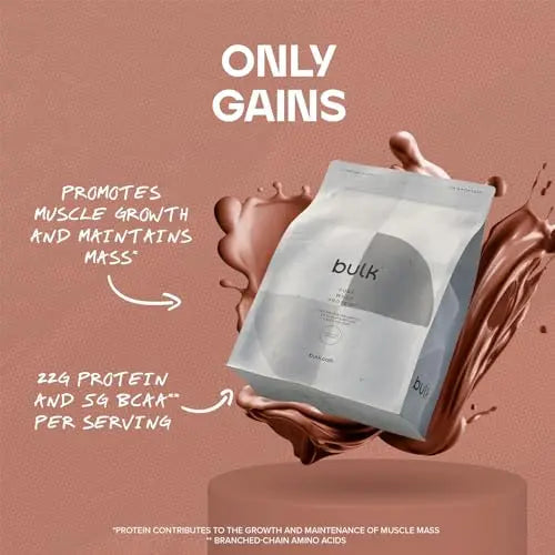 Bulk Pure Whey Protein Powder Shake, Chocolate Cookies, 500 g, Packaging May Vary Bulk Au supplements