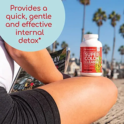 Health Plus Super Colon Cleanse Digestive Support | Constipation Relief to Reduce Bloating Health Plus Au supplements