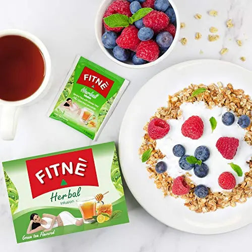 FITNE Green Tea Herbal Honey Lemon With Garcinia Senna Infusion Gentle Detox Cleanse FITNÈ Au supplements