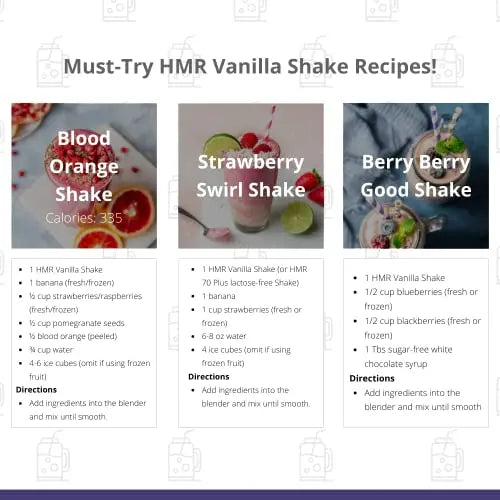 HMR 120 "Classic" Shake Meal Replacement Powder | Vanilla Shake Mix to Support Healthy HMR Au supplements