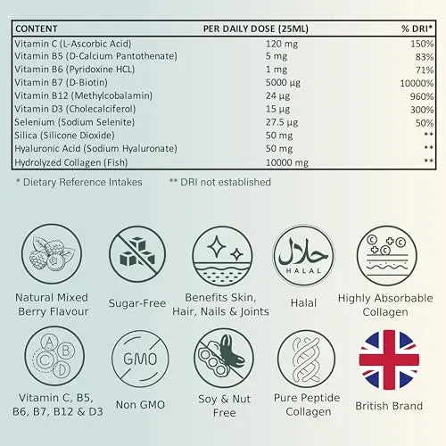 NUTRI Beauties Hydrolysed Marine Collagen Liquid Drink Supplement 10,000Mg NUTRI BEAUTIES Au supplements