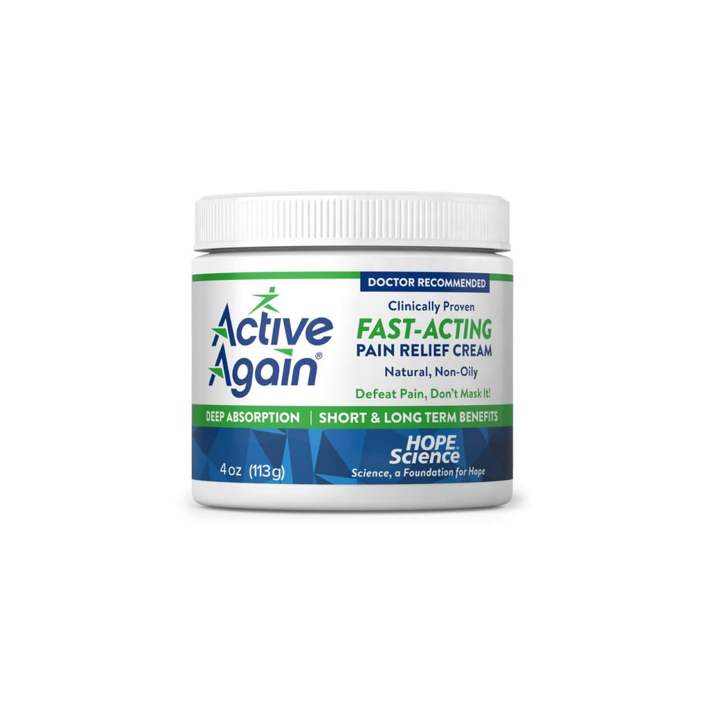 ACTIVE AGAIN Joint & Muscle Cream, 4oz | Clinically Proven for Joint Health and Mobility, Muscle, Back, Knee, Shoulder | Long Term Results| Doctor Approved | Made in USA ACTIVE AGAIN Au supplements