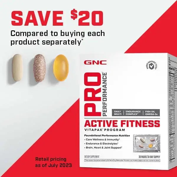 GNC Pro Performance Active Fitness Vitapak Program | 30 Servings GNC Au supplements