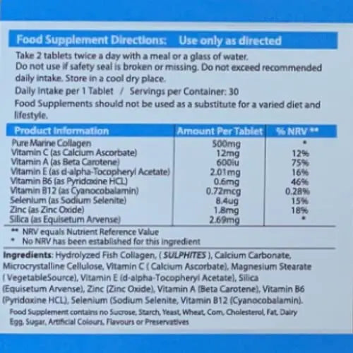 AHS Pure Marine Collagen 120 Tablets AHS Au supplements