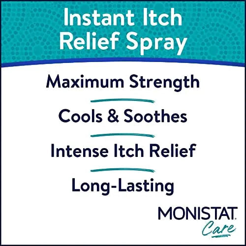 Monistat Instant Itch Relief Spray for Women, Maximum Strength Feminine Itch Care, 2 oz Monistat Au supplements