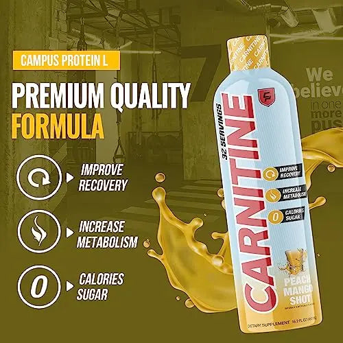 Campus Protein - Carnitine Liquid Supplement, Weight Loss Aid for Natural Energy Campus Protein Au supplements