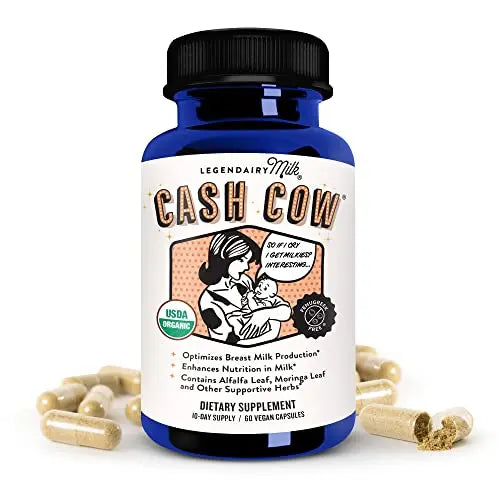 Legendairy Milk Cash Cow Lactation Supplement, Moringa, Alfalfa, and Goat's Rue Legendairy Milk Au supplements