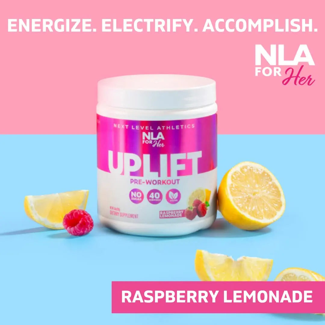 Uplift Pre-Workout for Women (30 Servings) -Raspberry Lemonade-Provides Clean NLA for Her Au supplements