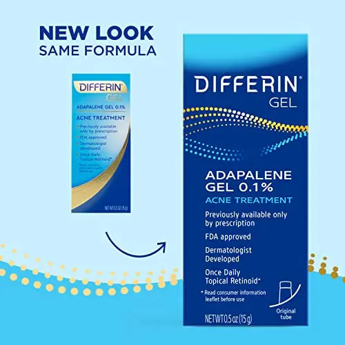 Differin Acne Treatment Gel, 30 Day Supply, Retinoid Treatment for Face Differin Au supplements