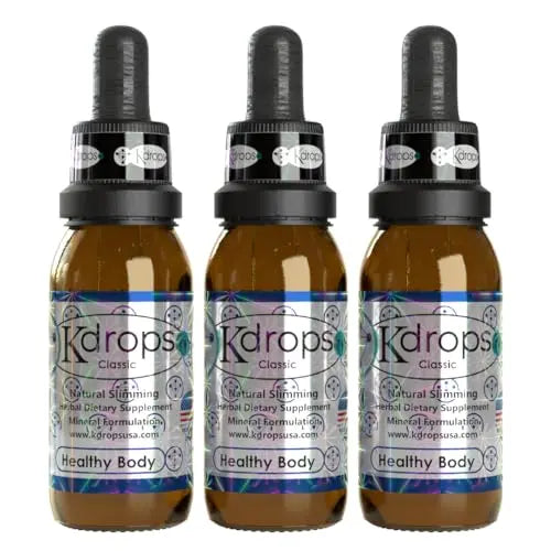 KDROPS CLASSIC - Powerful Fat Burner, Liquid Drops - 3 Month Treatment (Pack of 3) KDrops Classic Au supplements