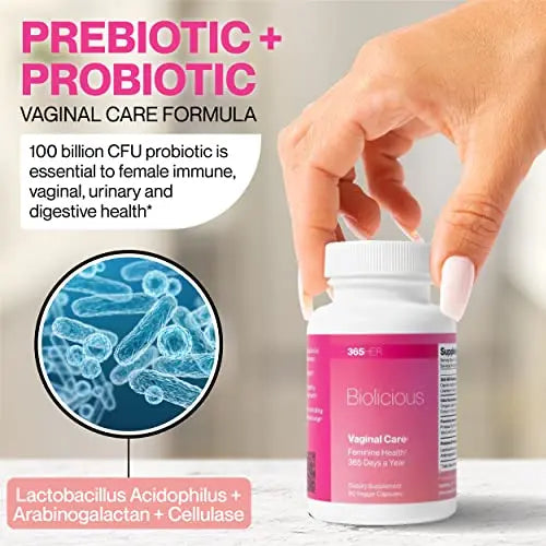 365 HER Biolicious Natural Vaginal Care Supplement (60 Capsules) | Neutralizes Odor and Reduces Discharge 365 HER Au supplements
