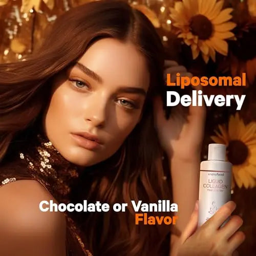 Codeage Liquid Collagen Supplement Chocolate Flavor, Beauty Trim & Glow Liposomal Codeage Au supplements