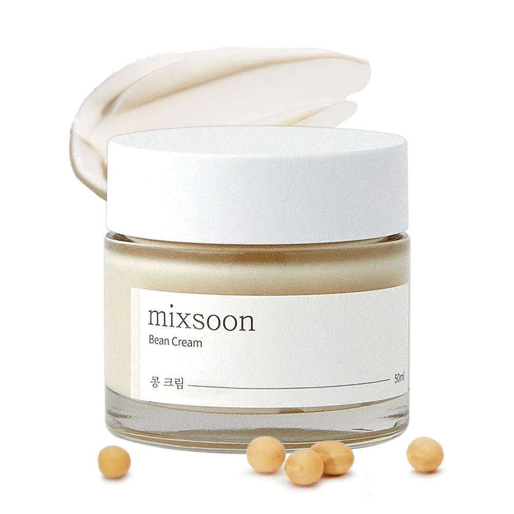 mixsoon Bean Cream-Deep Moisturizer Face Cream, Hydrating and Smoothing for Face, Fermented Soybean Extract