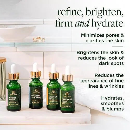 Tree of Life Advanced Regimen - 4ct x 1 Fl Oz - Niacinamide Serum (Refine) Tree of Life Beauty Au supplements