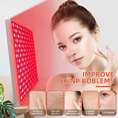 TherapSky Red Light Therapy Device 45W LED Red Infrared Light Therapy Lamp w/Remote Control and Timer therapsky Au supplements