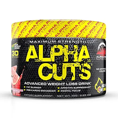 Alpha Pro Nutrition Alpha Cuts Fat Burner Thermogenic Men Women Pre Cardio Workout Alpha Pro Nutrition Au supplements