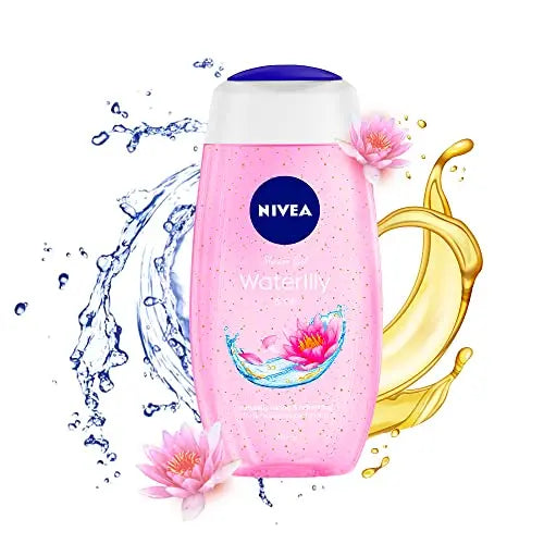 Nivea Bath Shower Water Lily Oil, 250 ML, Moisturizing Skin Cleanser with Oil Pearls and Water Lily Fragrance NIVEA Au supplements