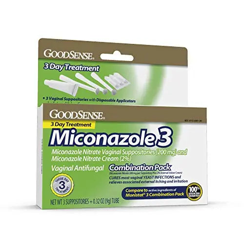 GoodSense Miconazole Nitrate Vaginal Suppositories (200 mg) and Miconazole Nitrate Cream (2%) GoodSense Au supplements