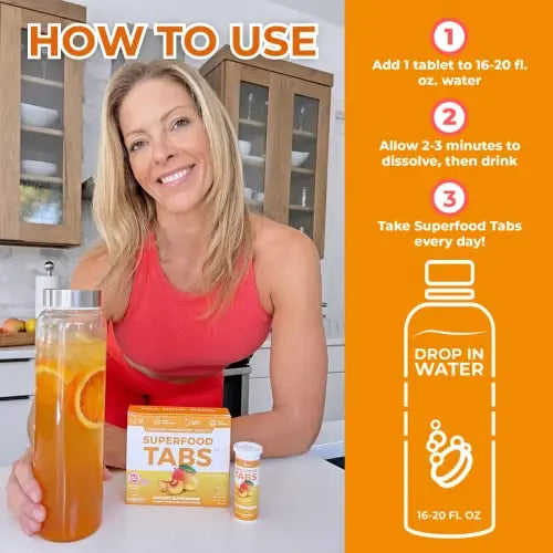 skinnytabs Superfood Tabs Detox Cleanse Drink - Fizzy Nutrition Supplement skinnytabs Au supplements