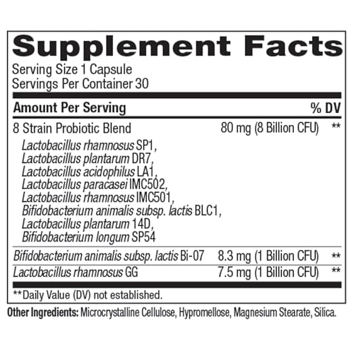 OLLY Big 10 Probiotic, Supports a Healthy Gut Microbiome,* 10 Billion CFUs, 30 Day Supply - 30 Count OLLY Au supplements