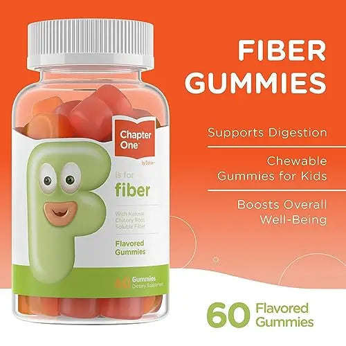 Zahler - Fiber Gummies for Adults & Kids (60 Count) Certified Kosher Adult & Kids Fiber Gummy Zahler Au supplements