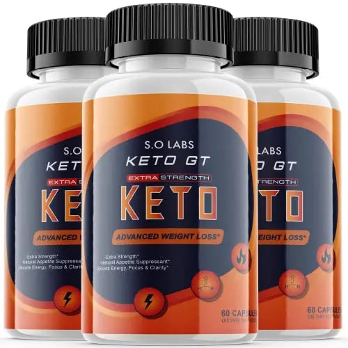 (3 Pack) Keto GT Weight Manaement Pills Advanced Formula Pastillas dr Tablets 800mg S.O Labs Au supplements