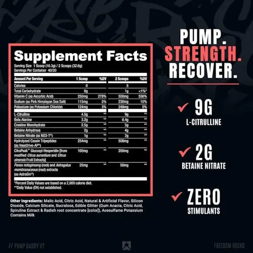 RYSE Up Supplements Signature Series Pump Daddy V2 | Official Noel Deyzel Non Stim RYSE Up Supplements Au supplements