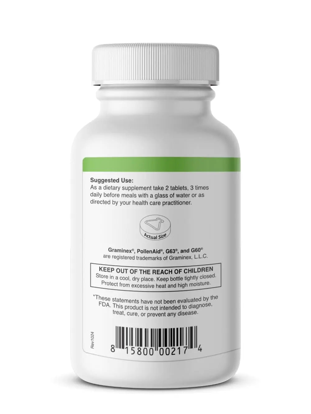 Graminex PollenAid Prostate Supplement: All Natural Prostate Support for Bladder Control & Urinary Tract Health, Rye Pollen Extract Made in USA, 200 Tablets (Pack of 2) Graminex Au supplements
