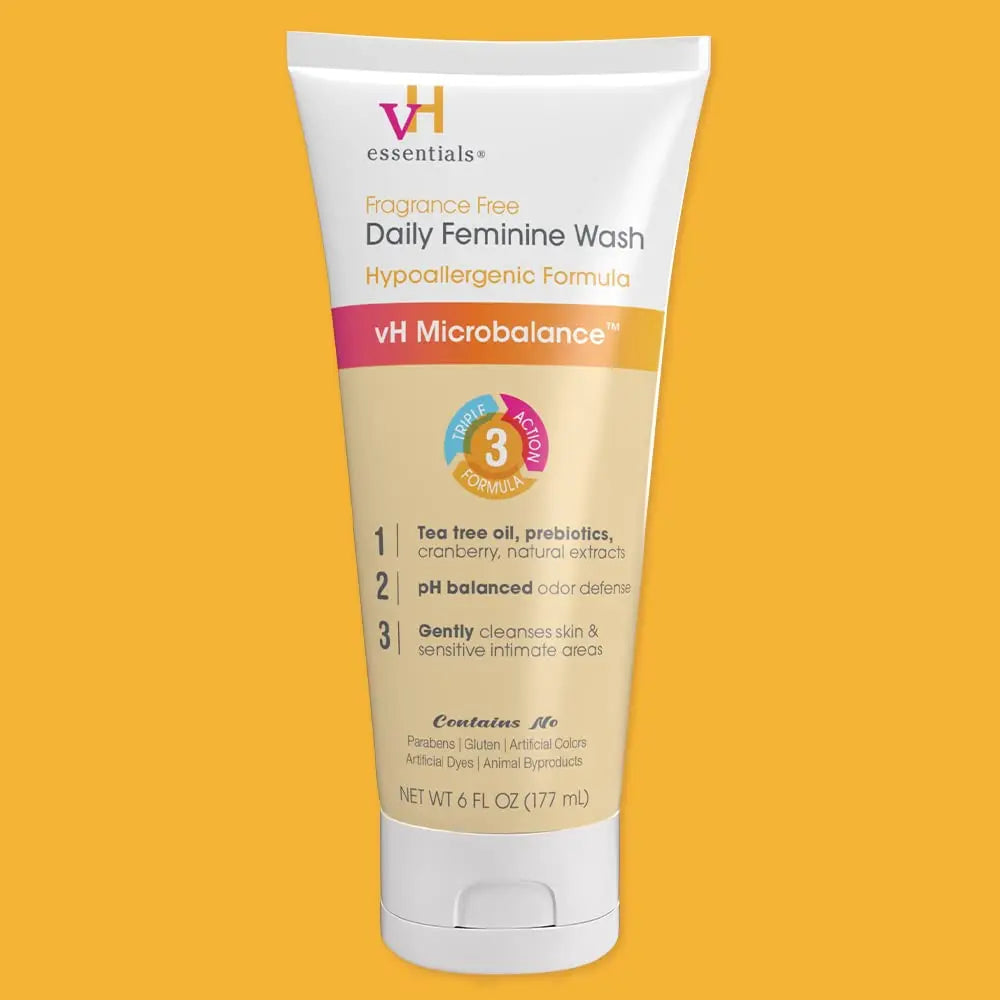 vH essentials Daily Feminine Wash - Fragrance Free, Hypoallergenic with Tea Tree Oil vH essentials Au supplements