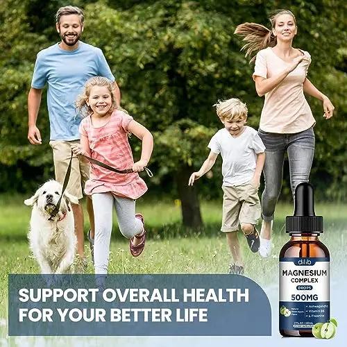 Triple Magnesium Complex Supplement-Magnesium Glycinate, Citrate, Malate Liquid dilib Au supplements