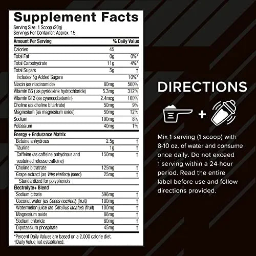 Six Star 4th Quarter Energy Preworkout for Men & Women with Caffeine, Betaine, Taurine Six Star Au supplements
